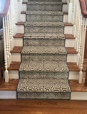 Carpet on stairs in Garner NC from Bell's Carpets & Floors
