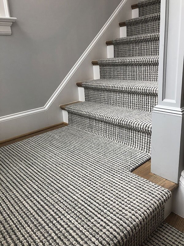 Carpet stair runner in Chapel Hill, NC from Bell's Carpets & Floors