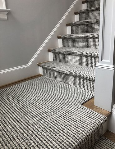 Carpet stair runner in Chapel Hill, NC from Bell's Carpets & Floors