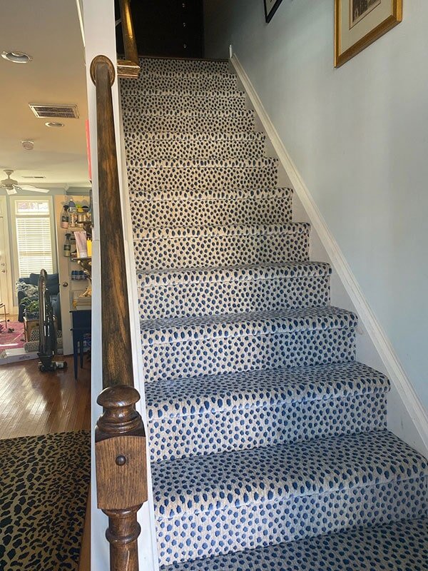 Carpet stairs in Clayton, NC from Bell's Carpets & Floors
